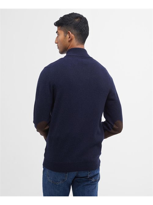 Maglione con zip Patch BARBOUR | MKN0731MKN/NY91
